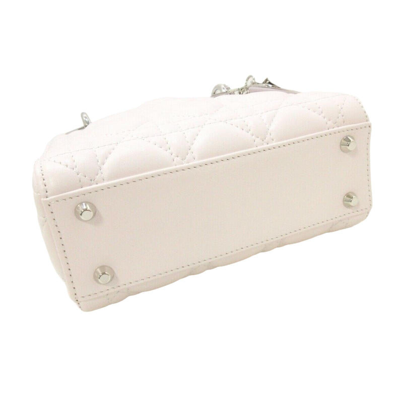 Mini Lady Dior Lambskin Bag Pale Pink