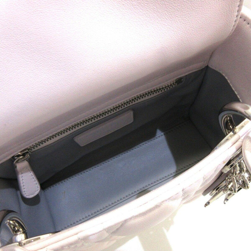 Mini Lady Dior Lambskin Bag Pale Pink