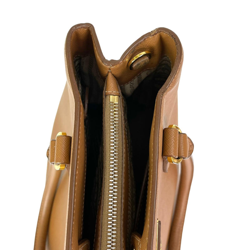 Saffiano Small Bag Caramel