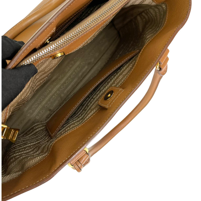 Saffiano Small Bag Caramel