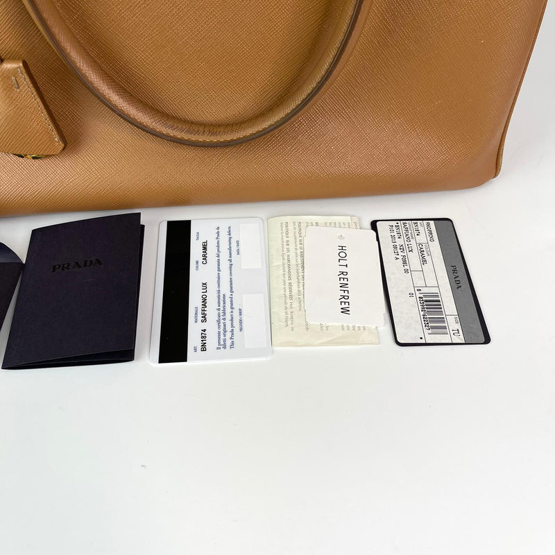 Saffiano Small Bag Caramel