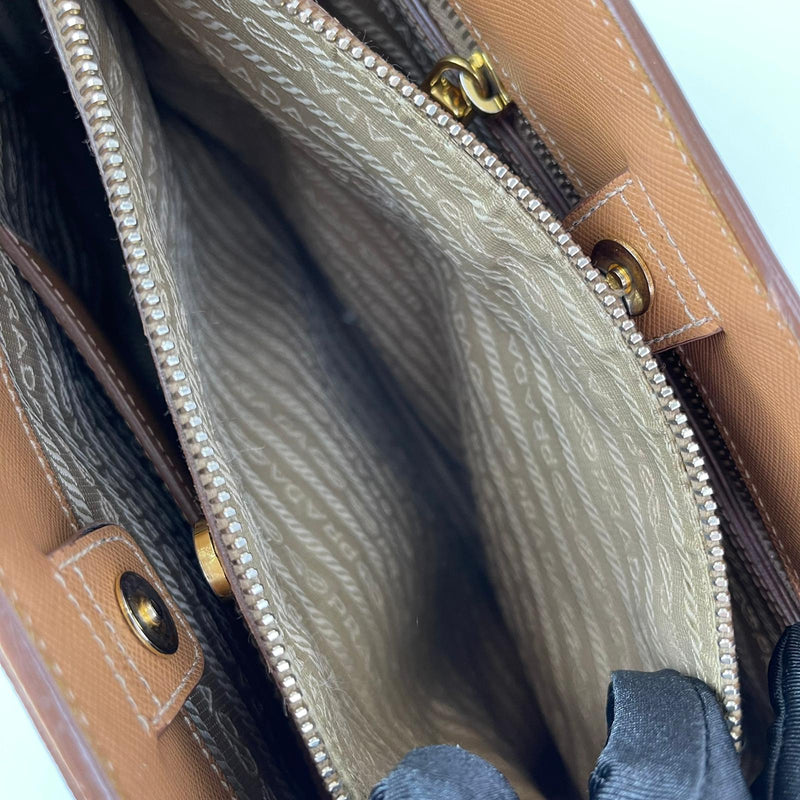 Saffiano Small Bag Caramel