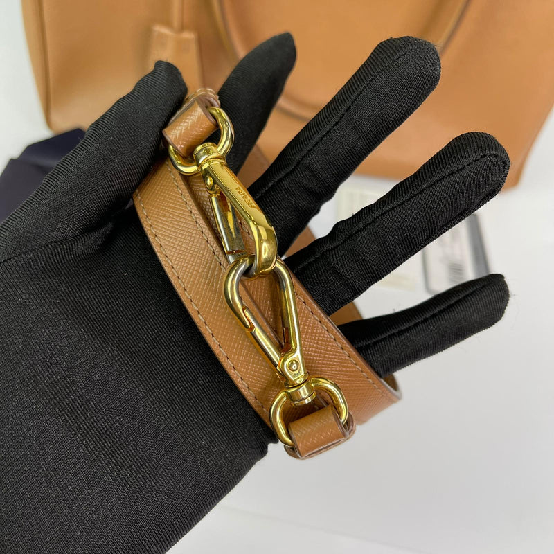 Saffiano Small Bag Caramel