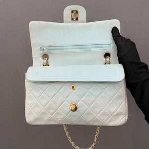 Small Classic Flap Bag Pastel Blue/Green