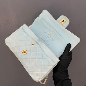 Small Classic Flap Bag Pastel Blue/Green