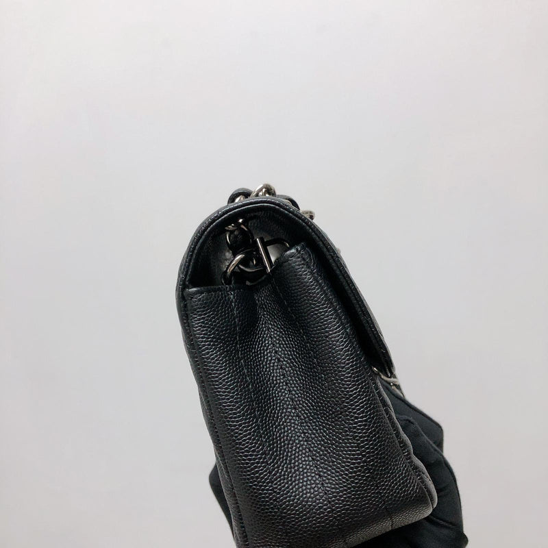 Mini Flap Bag Chevron Caviar Black | Bag Religion