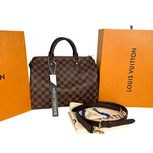 Damier Ebene Speedy 30 Bandoulier Bag