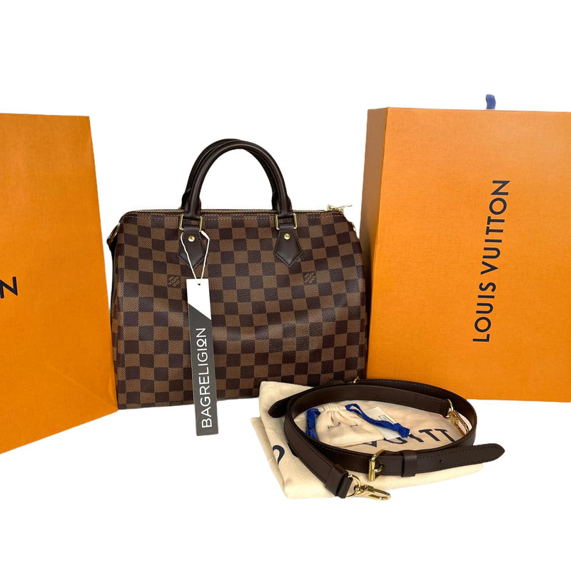 Damier Ebene Speedy 30 Bandoulier Bag