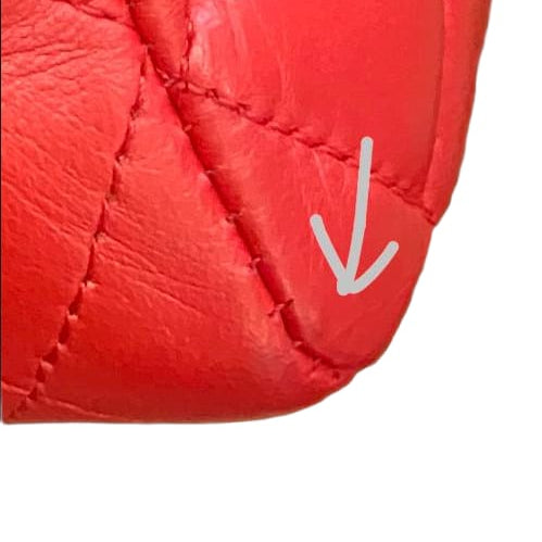 Classic Double Flap M/L Red
