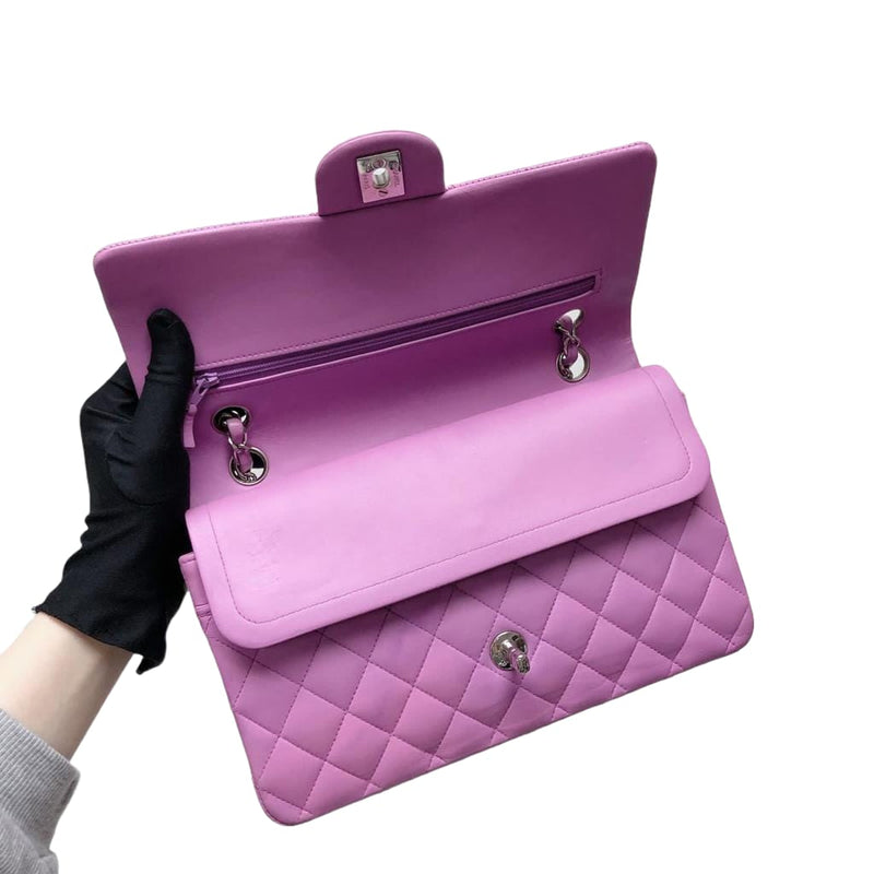 Classic Double Flap Medium Bag Pink SHW