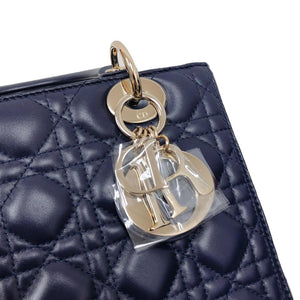 Lady Dior Medium in Blue with LGHW