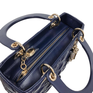Lady Dior Medium in Blue with LGHW
