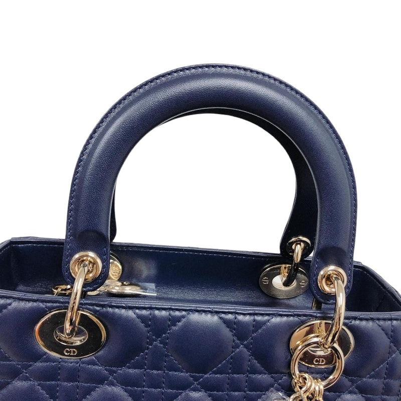 Lady Dior Medium in Blue with LGHW