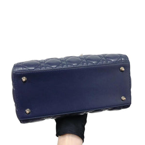 Lady Dior Medium in Blue with LGHW
