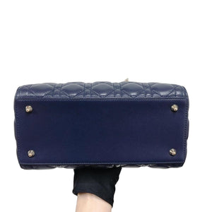 Lady Dior Medium in Blue with LGHW