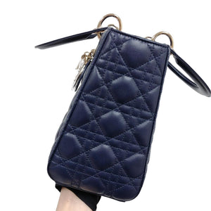 Lady Dior Medium in Blue with LGHW