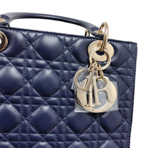 Lady Dior Medium in Blue with LGHW