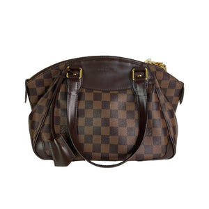 Verona PM Ebene Damier Canvas Handbag