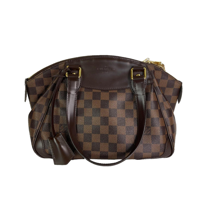 Verona PM Ebene Damier Canvas Handbag