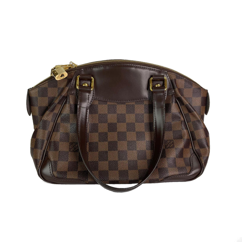 Verona PM Ebene Damier Canvas Handbag