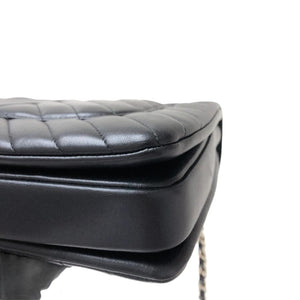 Small Trendy CC Lambskin Black