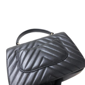 Small Trendy CC Lambskin Black