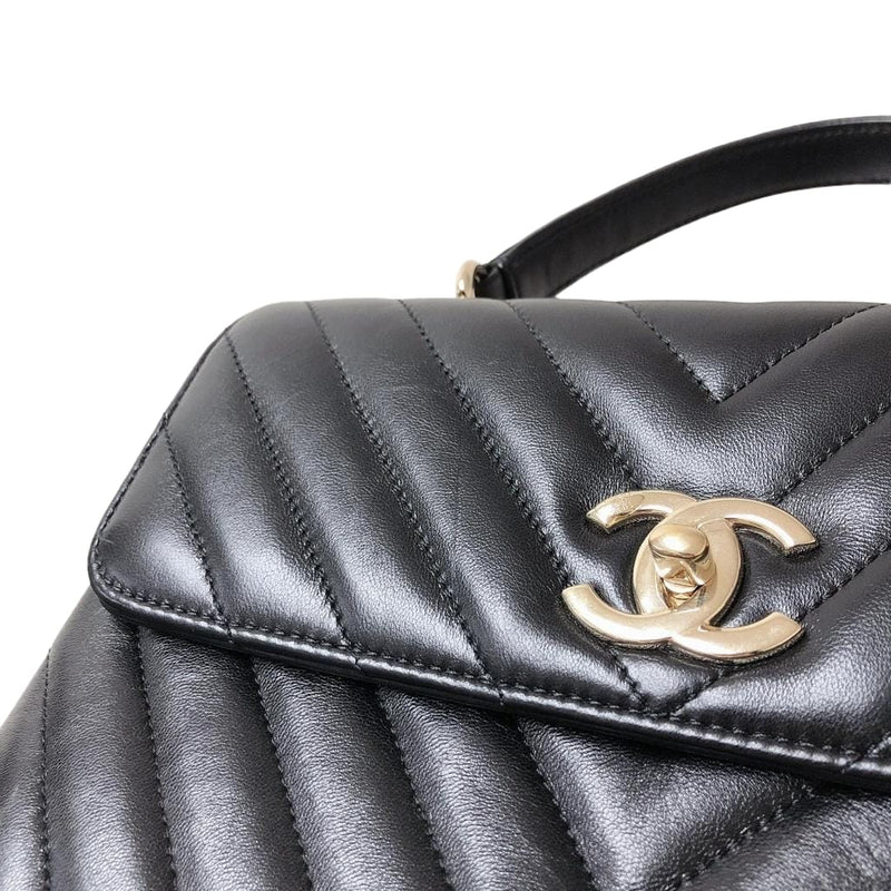 Small Trendy CC Lambskin Black