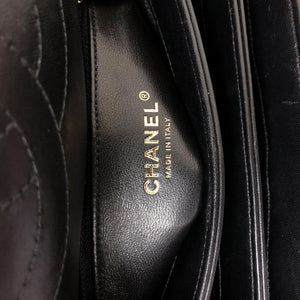 Small Trendy CC Lambskin Black