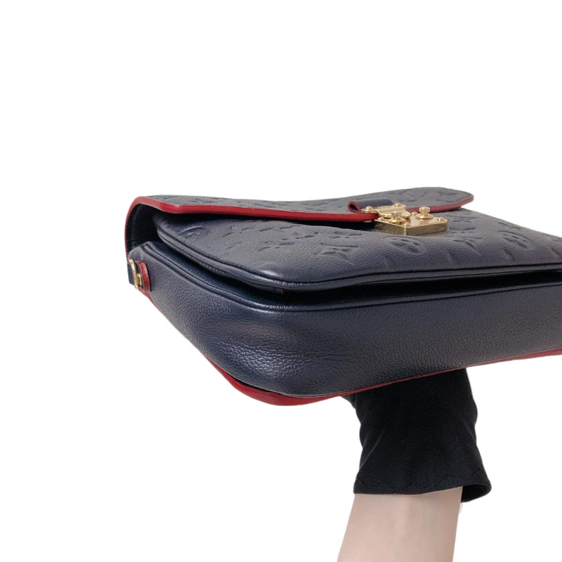 Louis Vuitton Pochette Metis Leather Monogram Marine Blue