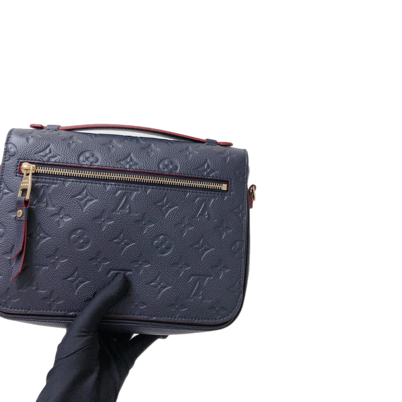 Louis Vuitton Pochette Metis Leather Monogram Marine Blue