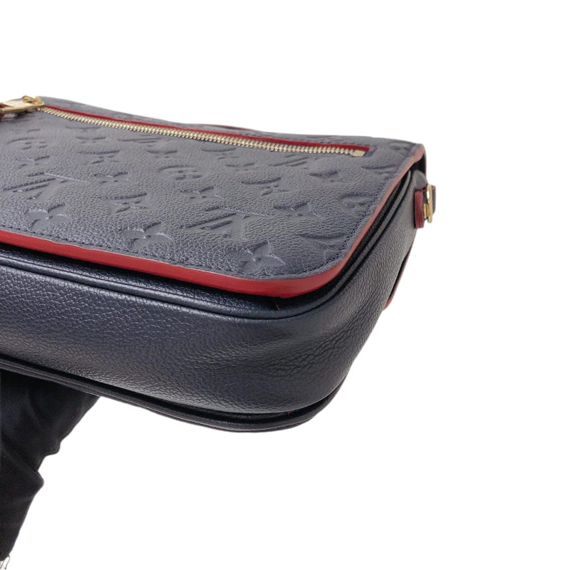 Louis Vuitton Pochette Metis Leather Monogram Marine Blue