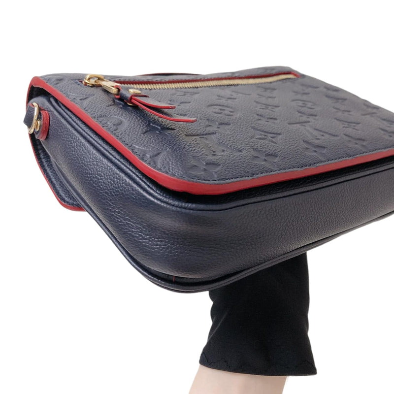 Louis Vuitton Pochette Metis Leather Monogram Marine Blue