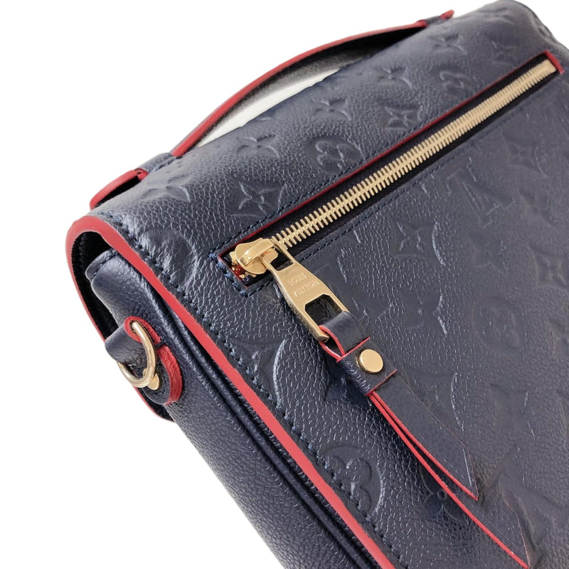 Monogram Empreinte Pochette Metis Leather Marine Blue GHW