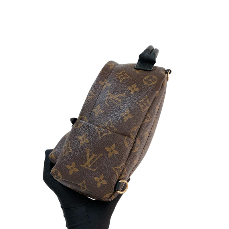 Louis Vuitton M41562 Monogram Canvas Palm Springs Mini Backpack/ Crossbody  Bag