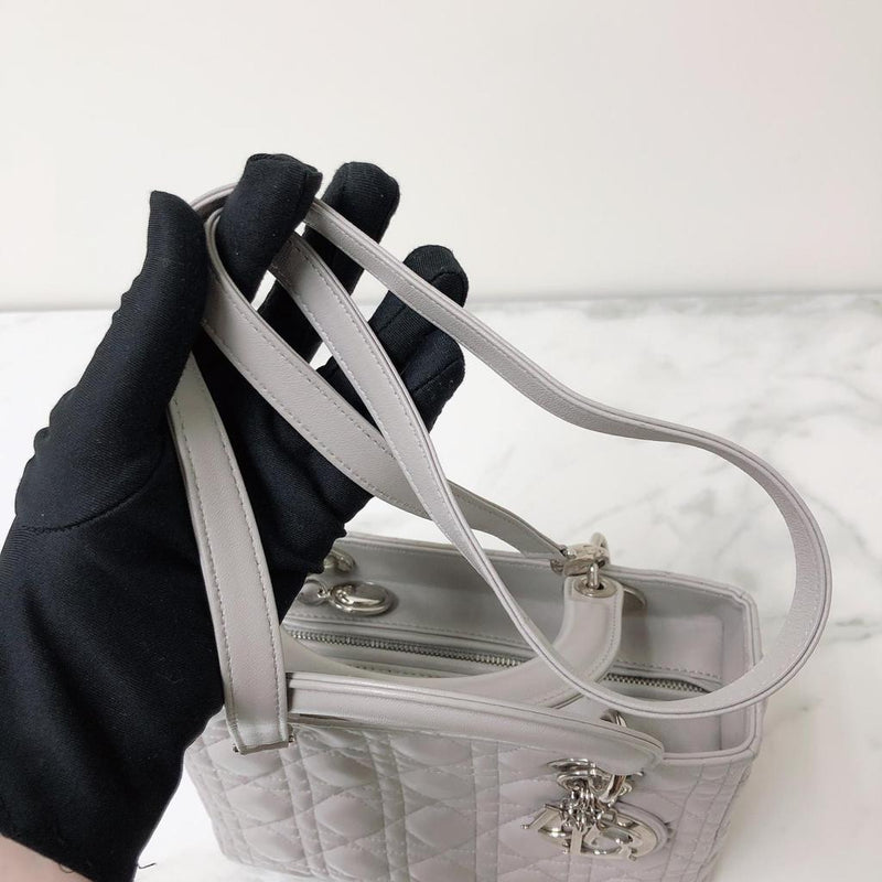 Lady Dior Medium in Grey with SHW