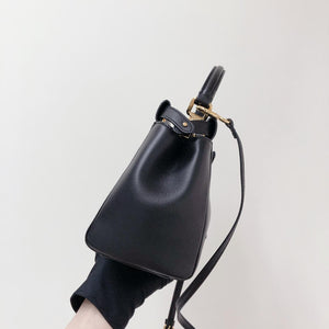 Peekaboo Mini in Black with GHW