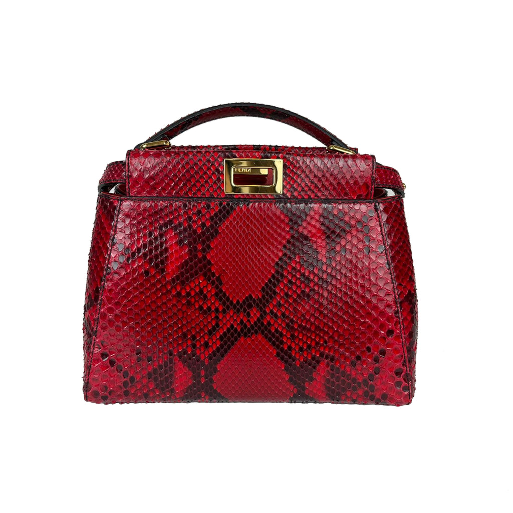 Peekaboo Mini Python-Skin in Red with GHW