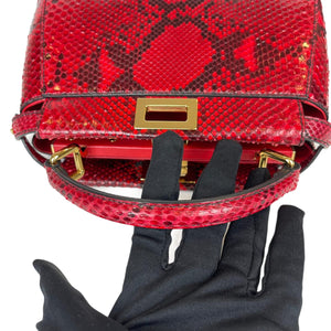 Peekaboo Mini Python-Skin in Red with GHW