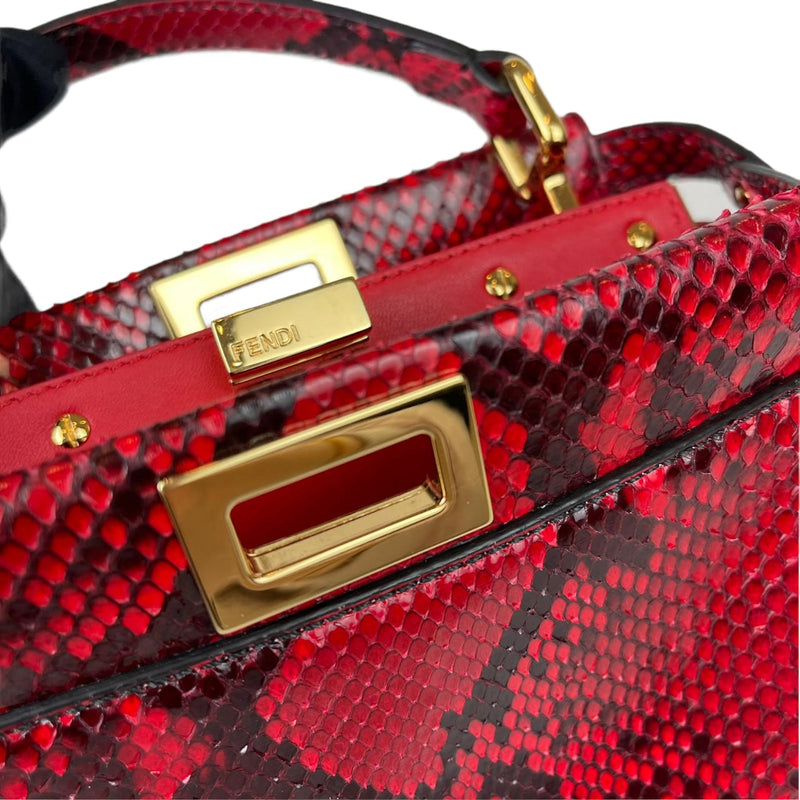 Peekaboo Mini Python-Skin in Red with GHW