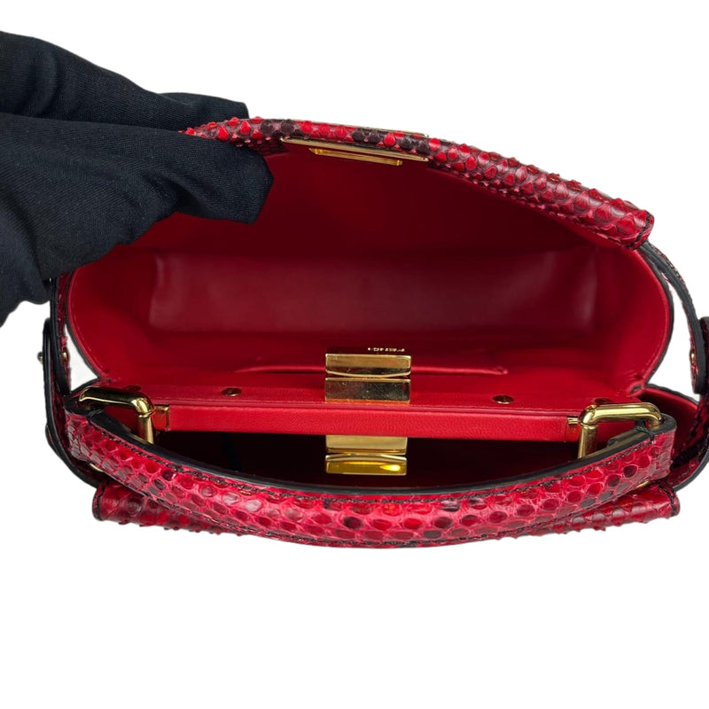 Peekaboo Mini Python-Skin in Red with GHW