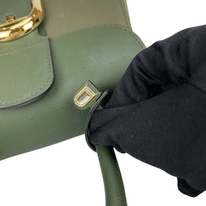 Brillant Mini Tri-colour Sellier Bag in Green with GHW