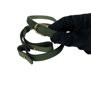 Brillant Mini Tri-colour Sellier Bag in Green with GHW