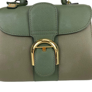 Brillant Mini Tri-colour Sellier Bag in Green with GHW