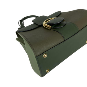 Brillant Mini Tri-colour Sellier Bag in Green with GHW