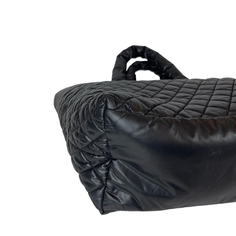 Cocoon Coco Large Nylon Tote in Black with SHW