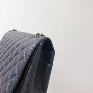 Single Flap Maxi in Black with SHW