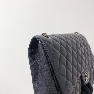Single Flap Maxi in Black with SHW