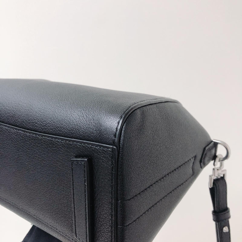 Mini Antigona Bag in Black in SHW