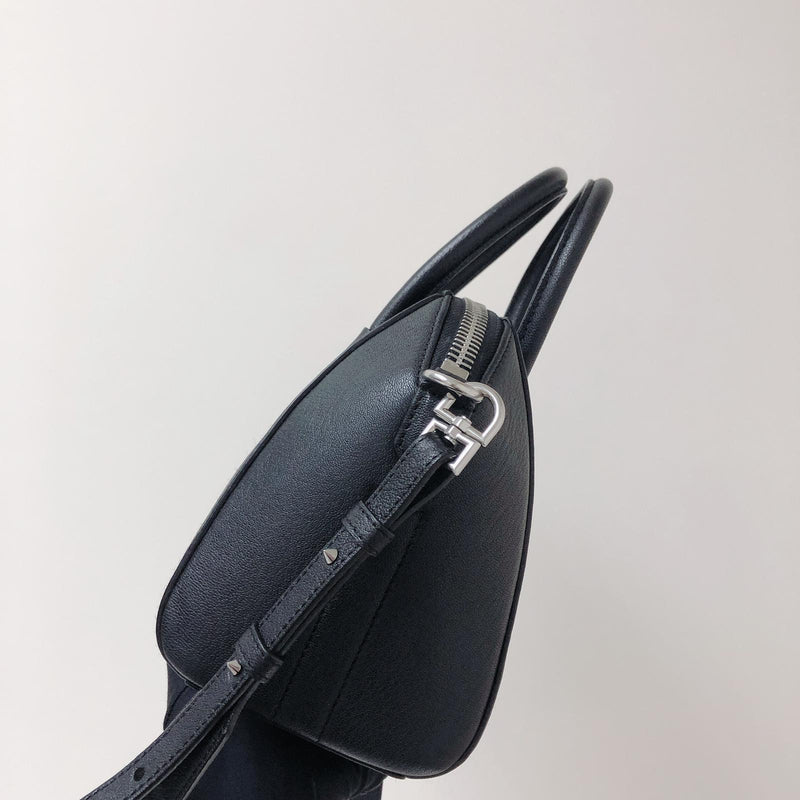 Mini Antigona Bag in Black in SHW