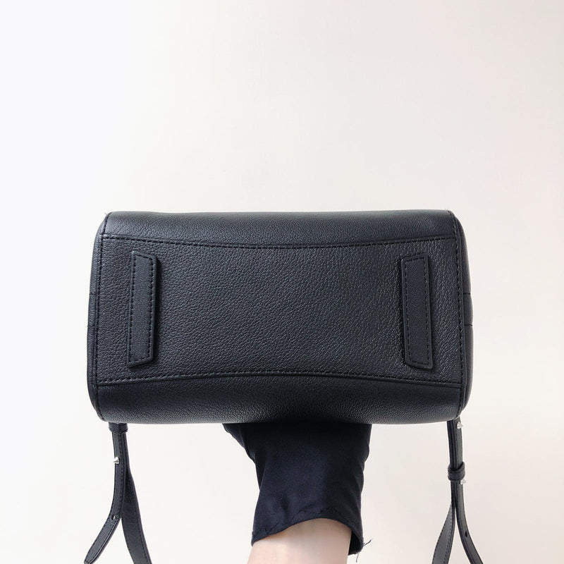 Mini Antigona Bag in Black in SHW